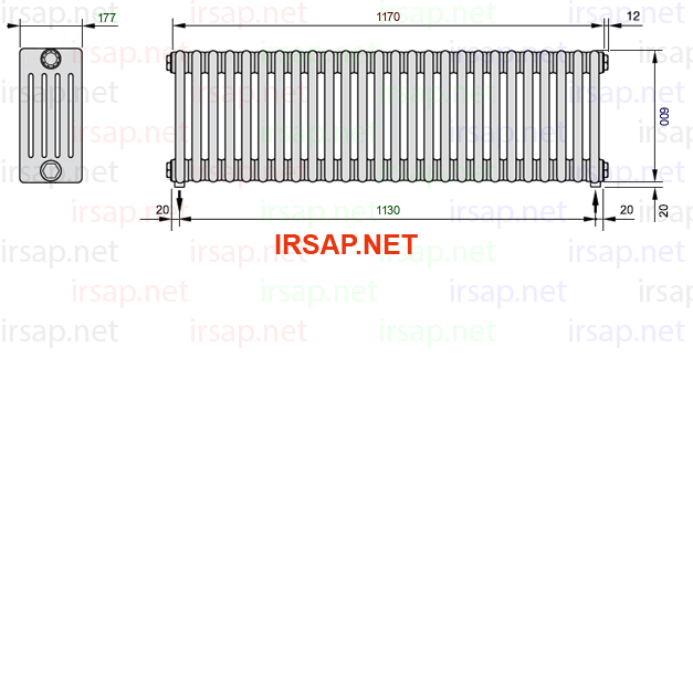 Радиатор IRSAP Tesi 50600/26 T16 CL 01